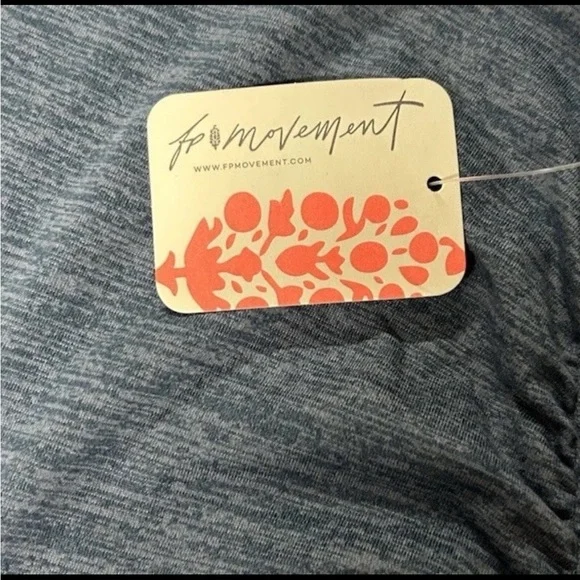 Free People FP Movement Right On Run Long Sleeve Shirt Black & Blue XSmall XS - Picture 5 of 15